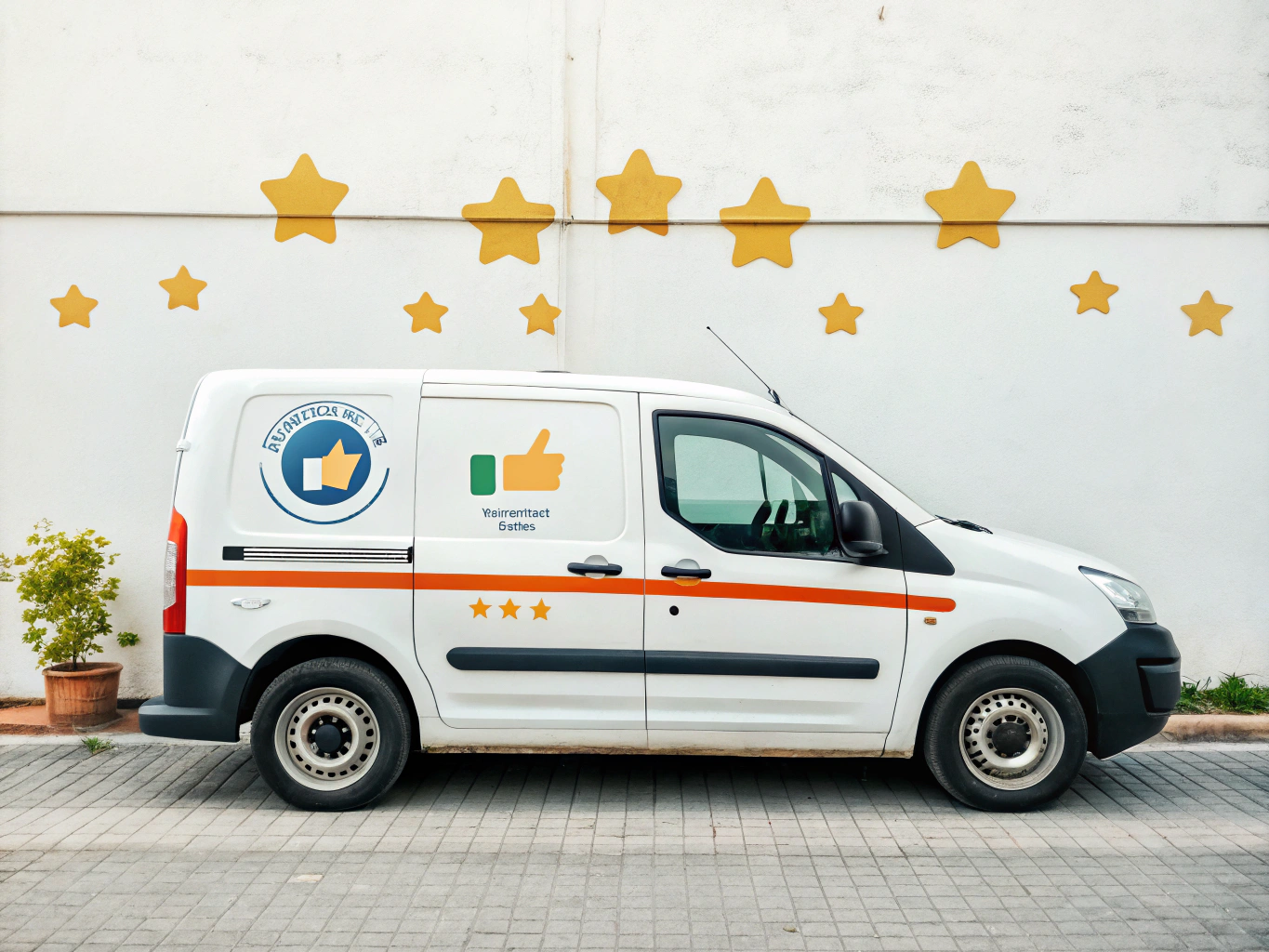 PestOff WashOff branded service van showing full exterior